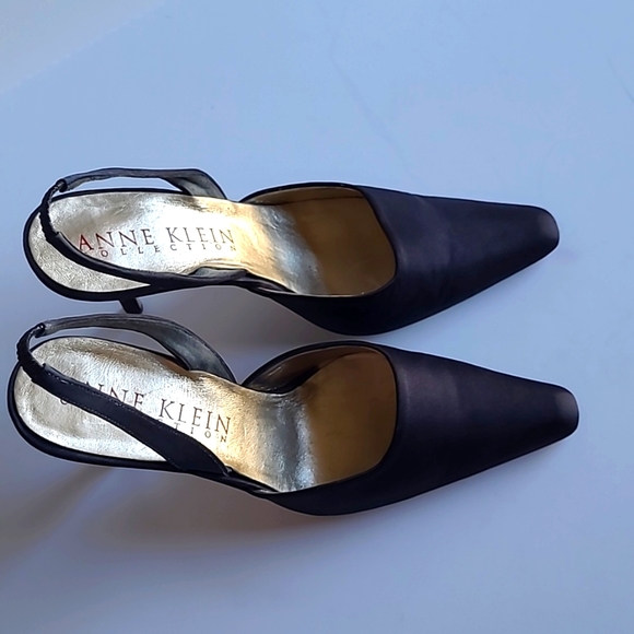 Anne Klein Collection Satin Slingbacks - Picture 2 of 13